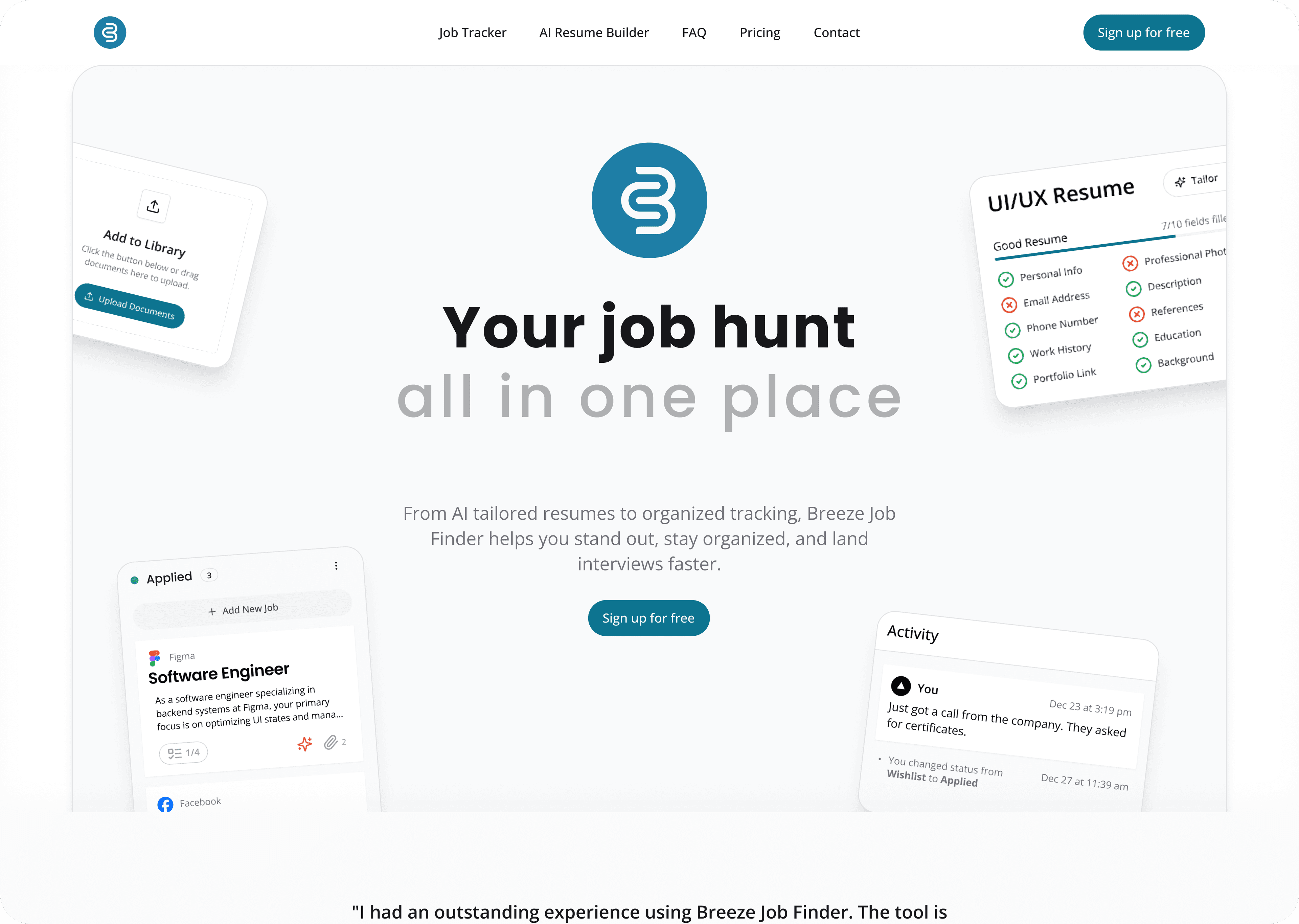 Breeze Job Finder screenshot